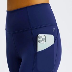 Fabletics Navy PureLuxe Leggings size Large